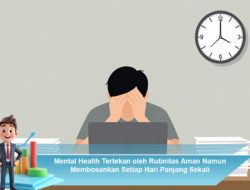 Mental Health Tertekan oleh Rutinitas Aman Namun Membosankan Setiap Hari Panjang Sekali