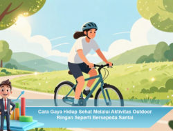 Cara Gaya Hidup Sehat Melalui Aktivitas Outdoor Ringan Seperti Bersepeda Santai